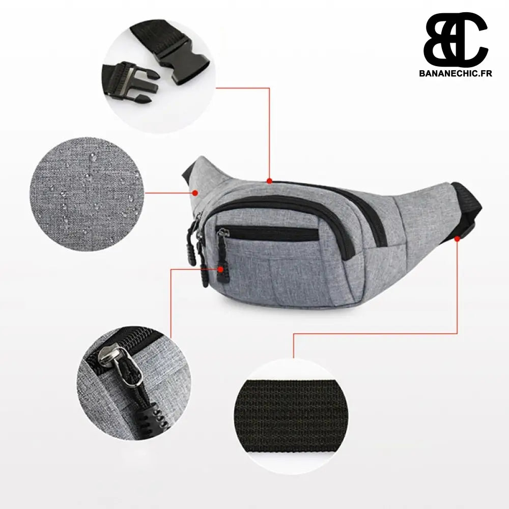 Sac banane sport tissu - Banane - Banane Chic ™