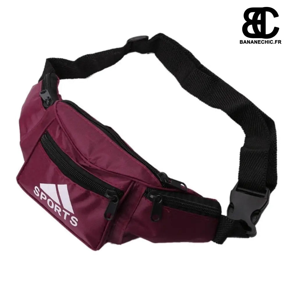 Sac banane sportif - Bordeaux - Banane - Banane Chic ™
