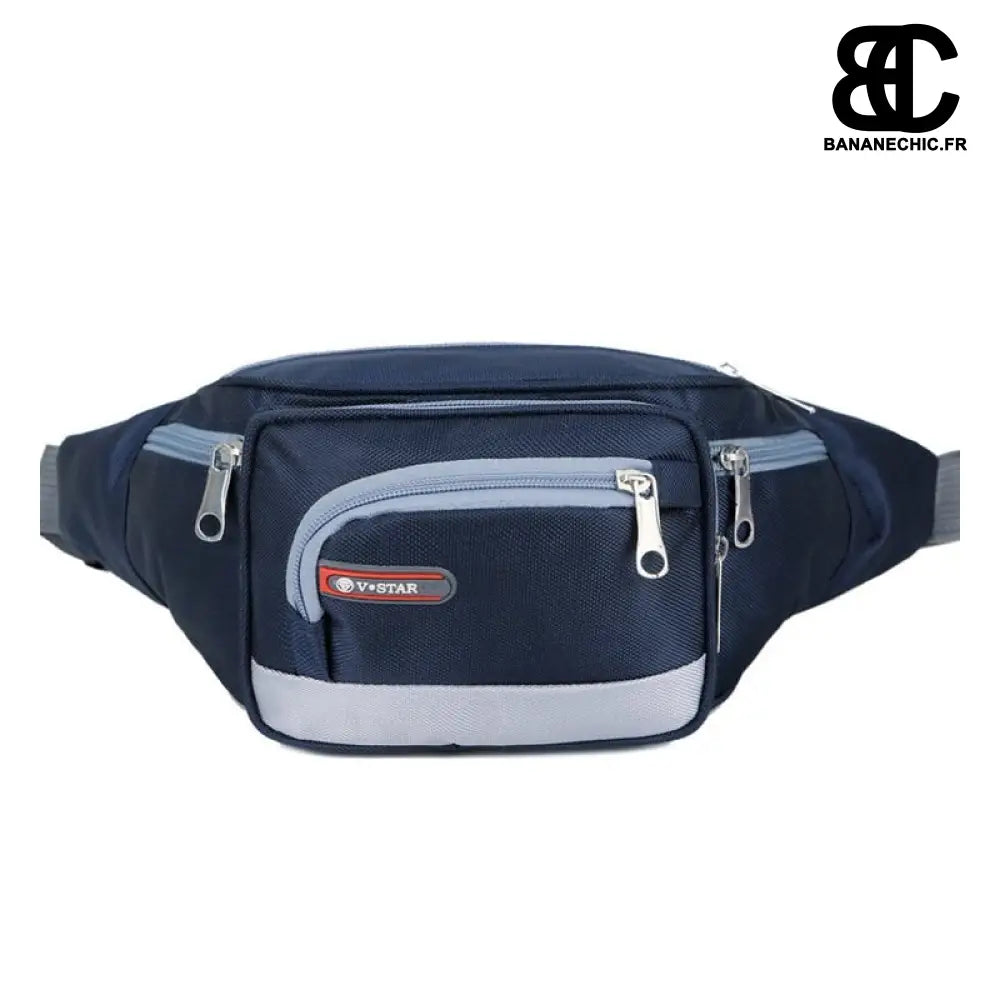 Sac banane sportif élégant - Bleu marine - Banane - Banane