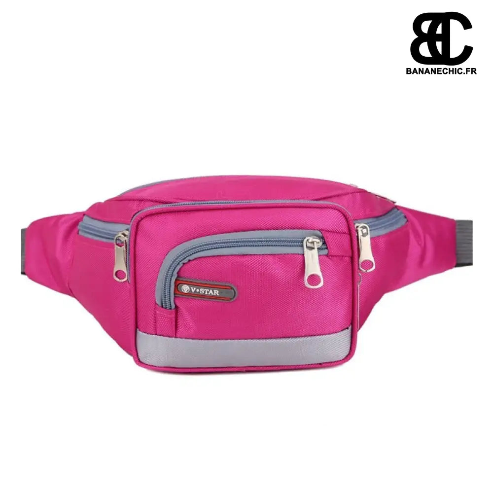 Sac banane sportif élégant - Fuschia - Banane - Banane Chic