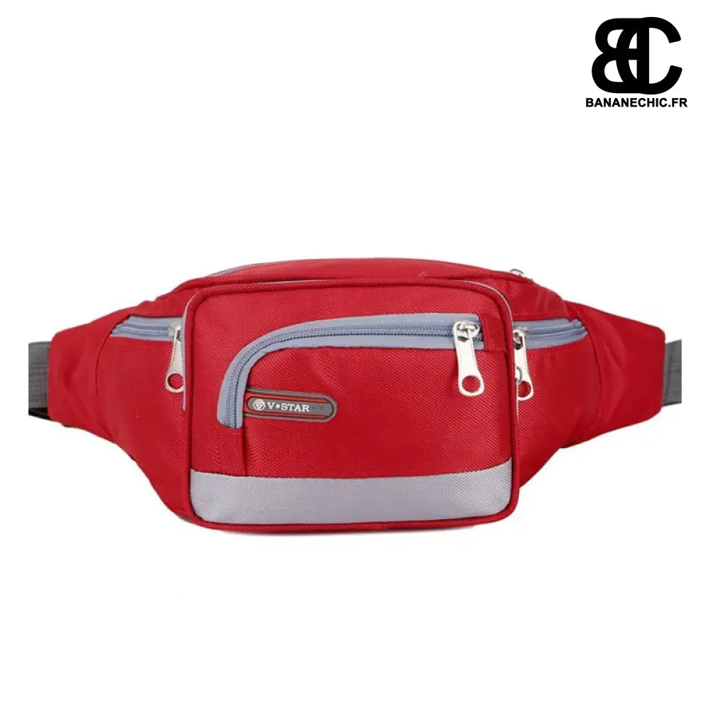 Sac banane sportif élégant - Rouge - Banane - Banane Chic ™