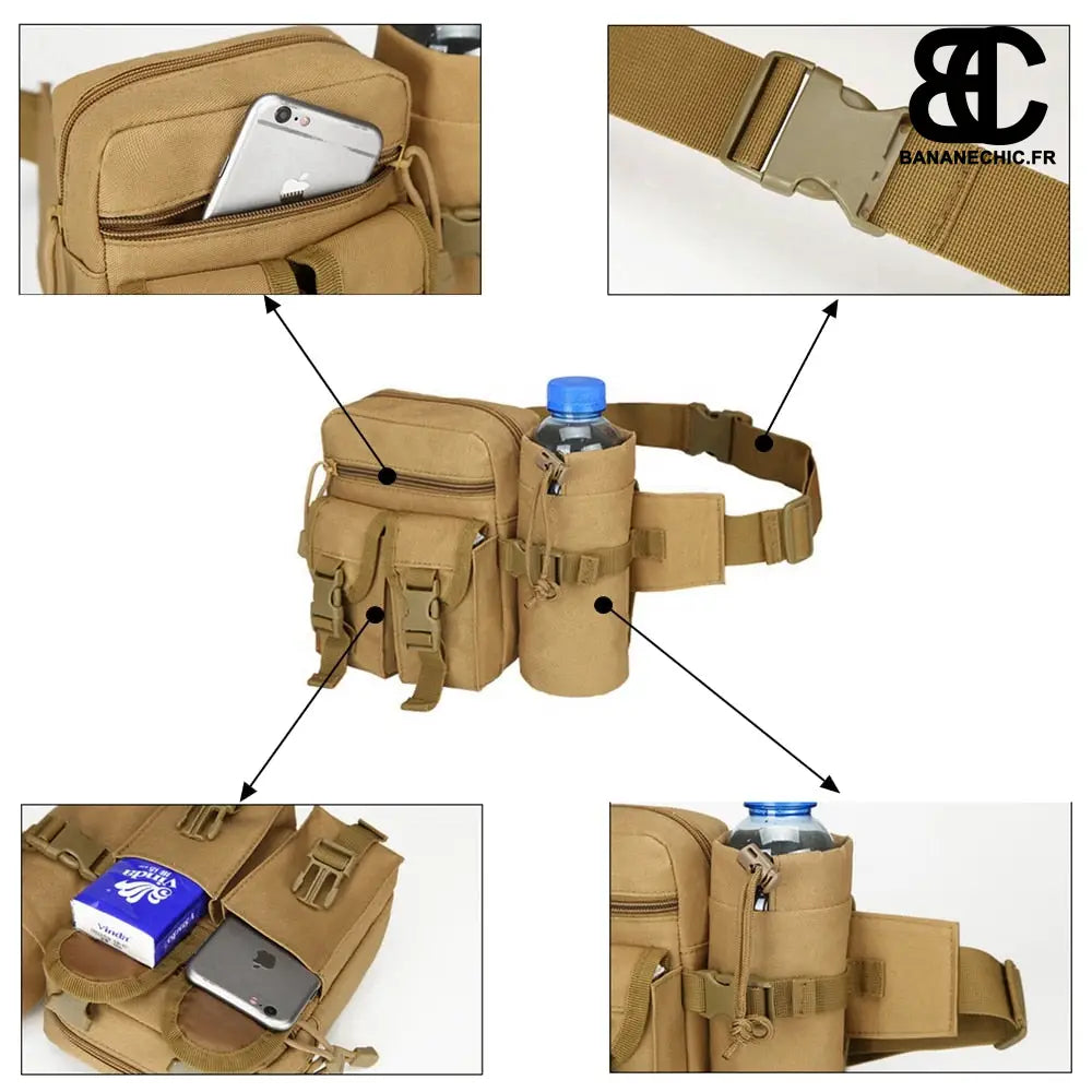 Sac banane tactique sport militaire - Banane - Banane Chic ™