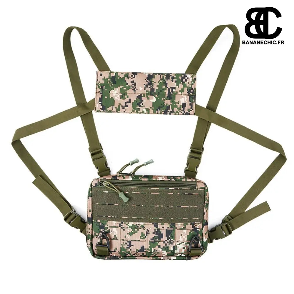 Sac banane tactique survie militaire - Camouflage blanc -