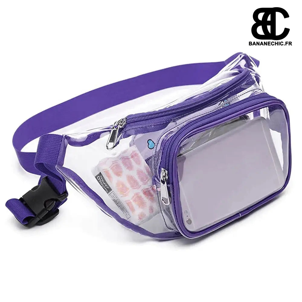 Sac banane transparent - Violet - Banane - Banane Chic ™