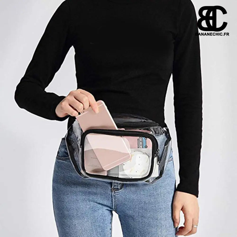 Sac banane transparent Femme - Banane - Banane Chic ™
