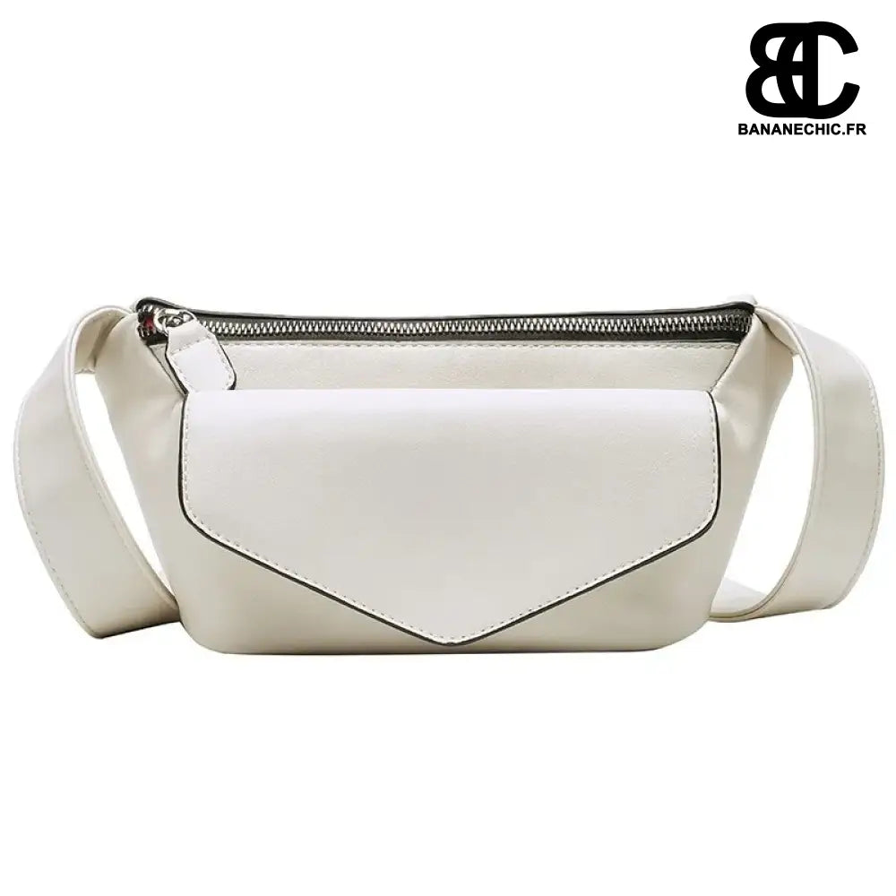 Sac banane vert élégant femme - Blanc - banane - Banane Chic