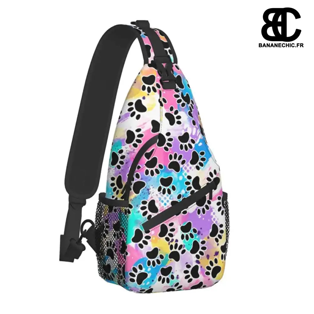 Sac banane vert original en bandoulière - Bleu clair -