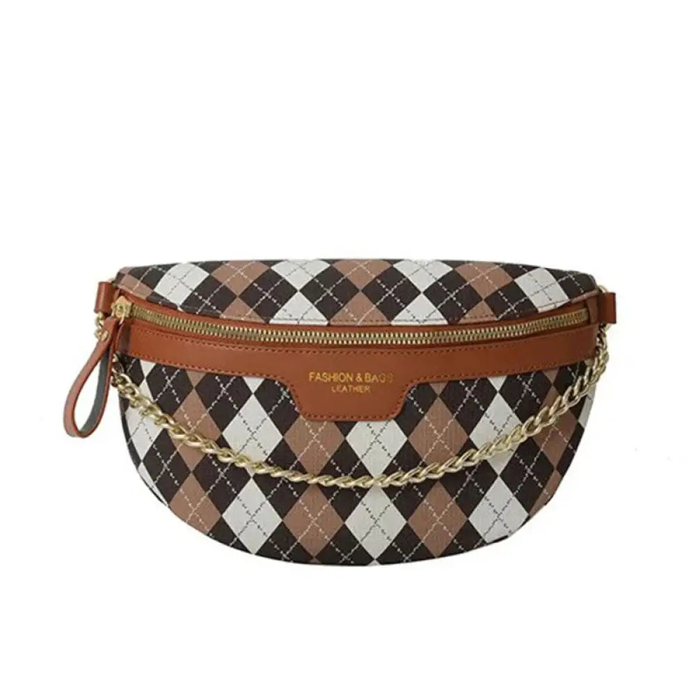 Sac banane vintage damier chic - banane - Banane Chic ™