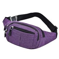 Sac banane violet en tissu