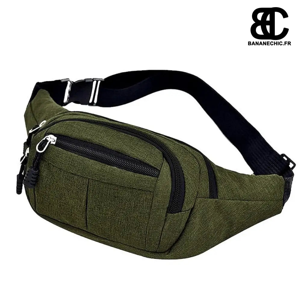 Sac banane violet en tissu - Vert - banane - Banane Chic ™