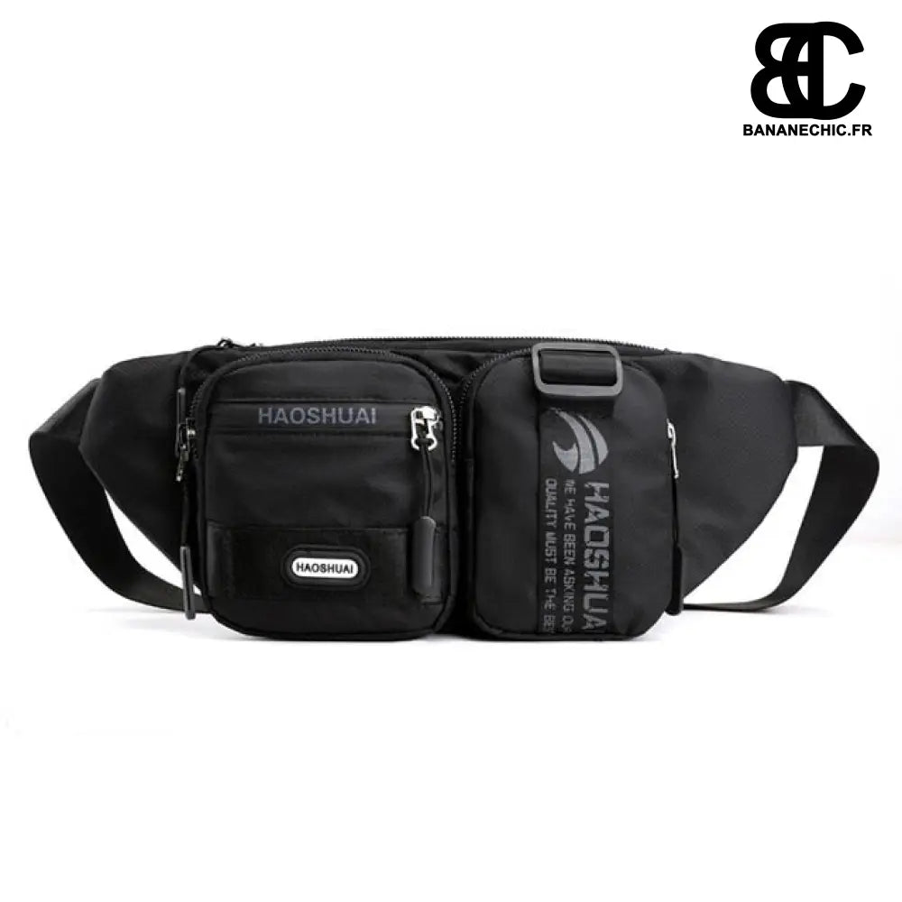 Sac Banane Voyage Urbain - Noir - Banane - Banane Chic ™