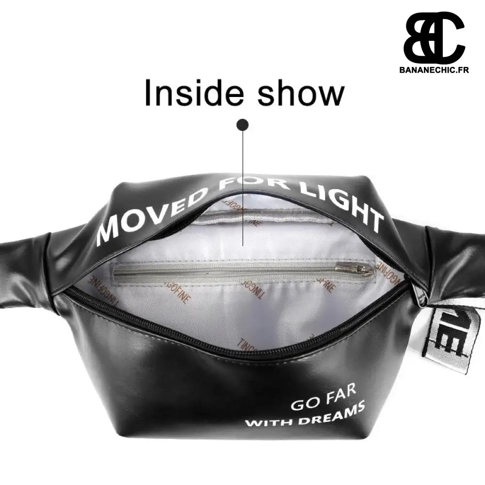 Sac banane waterproof ergonomique bleu - banane - Banane