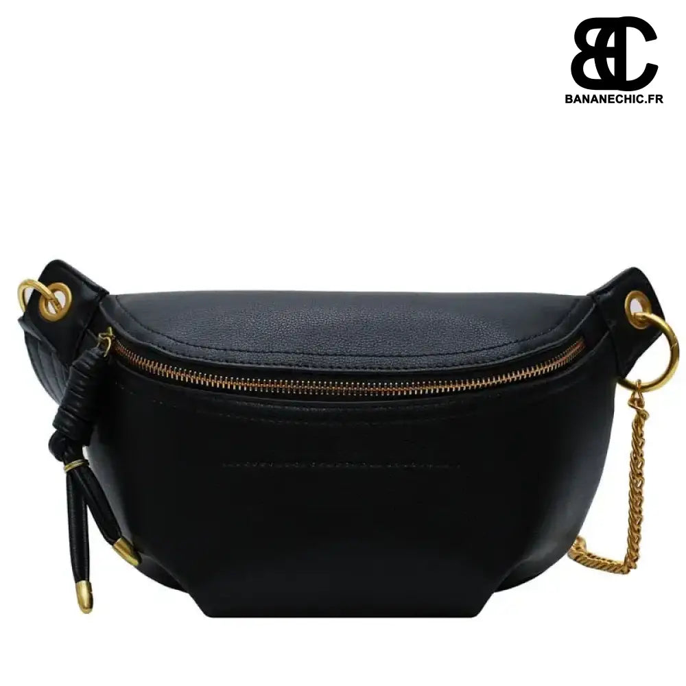 Sac Banane XXL Femme - Noir - Sac Banane - Banane Chic ™