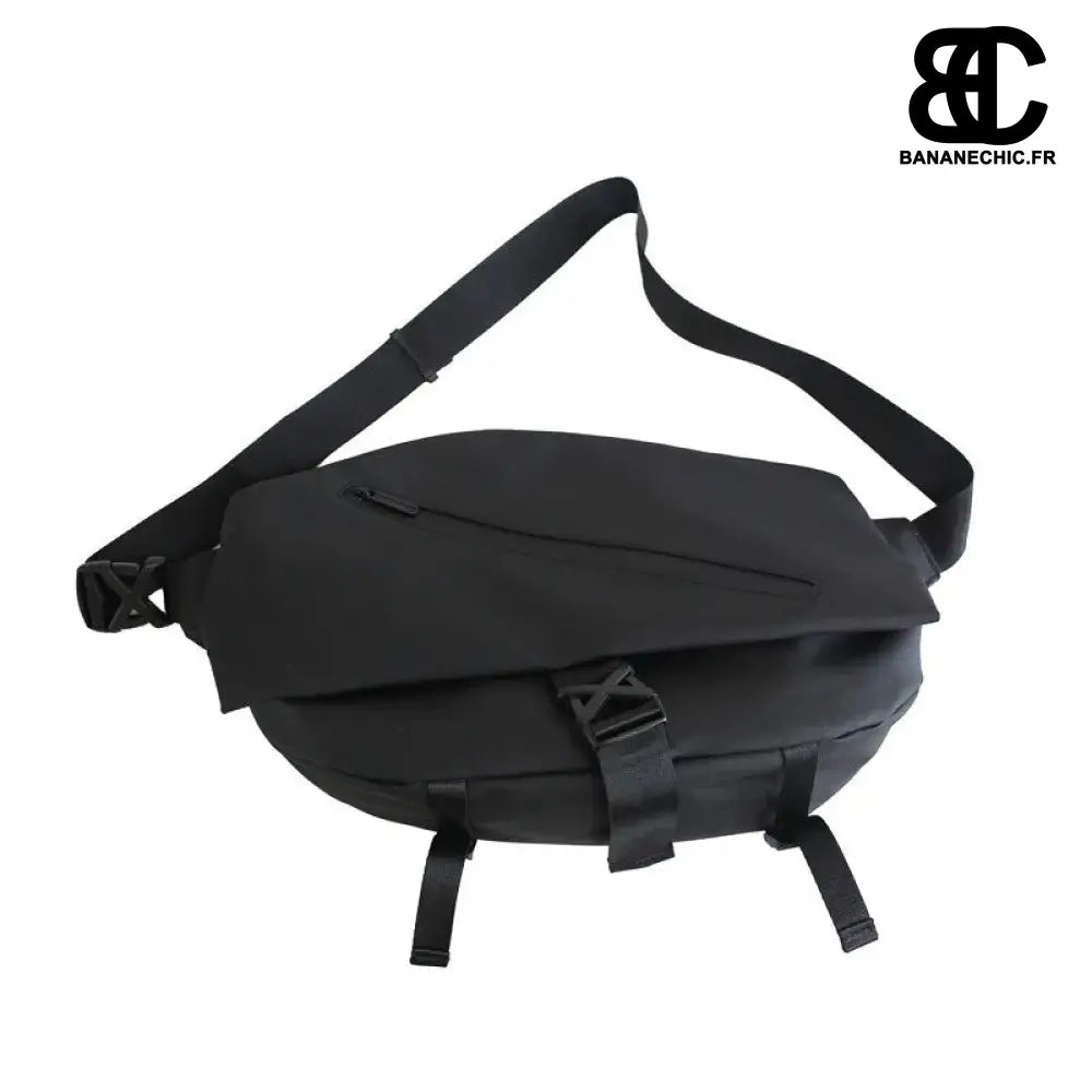 Sac bandoulière étanche oversized - Black - banane - Banane