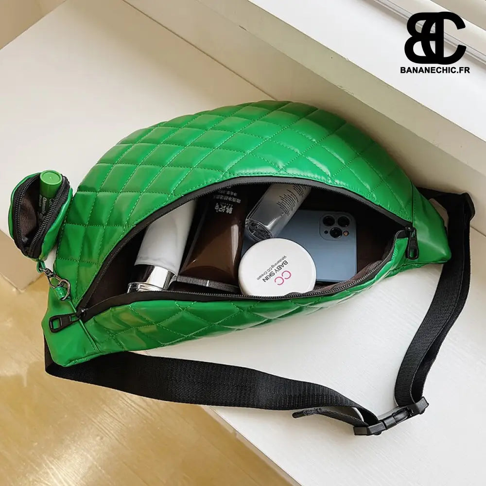 Sac bandoulière femme oversize XXL - banane - Banane Chic ™