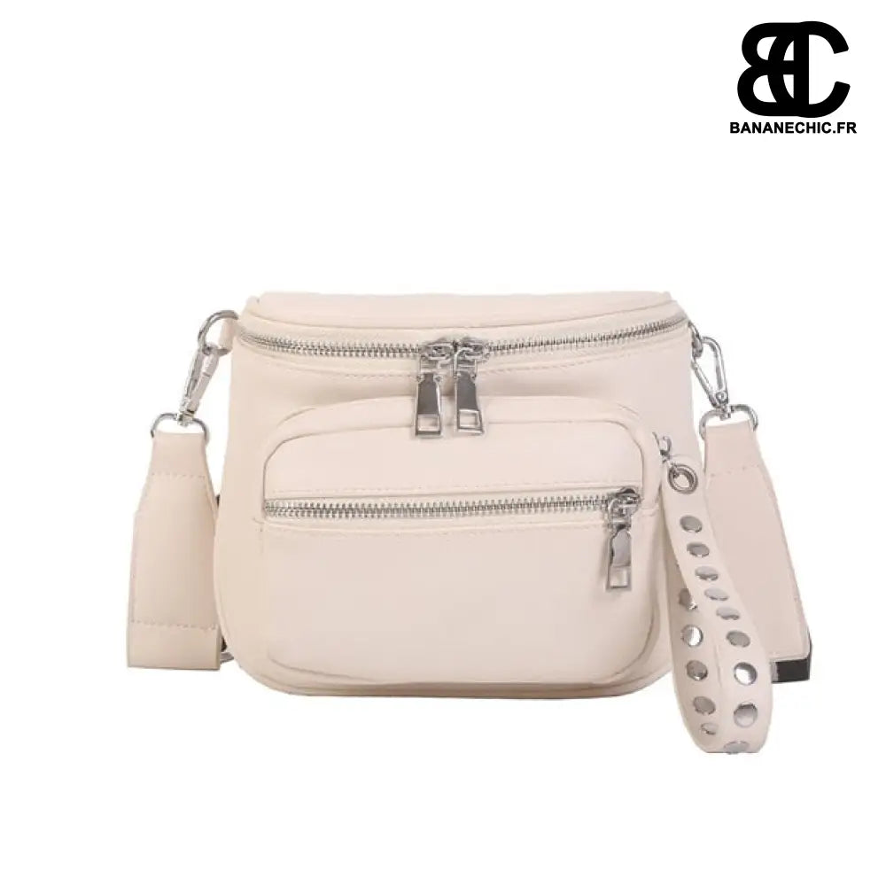 Sac cuir femme banane - Blanc - Banane - Banane Chic ™