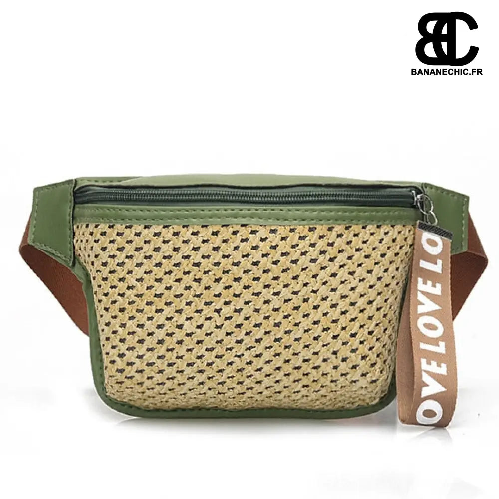 Sac femme paille banane - Vert - Banane - Banane Chic ™