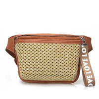 Sac femme paille banane