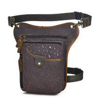 Sac jambe marron étanche moto