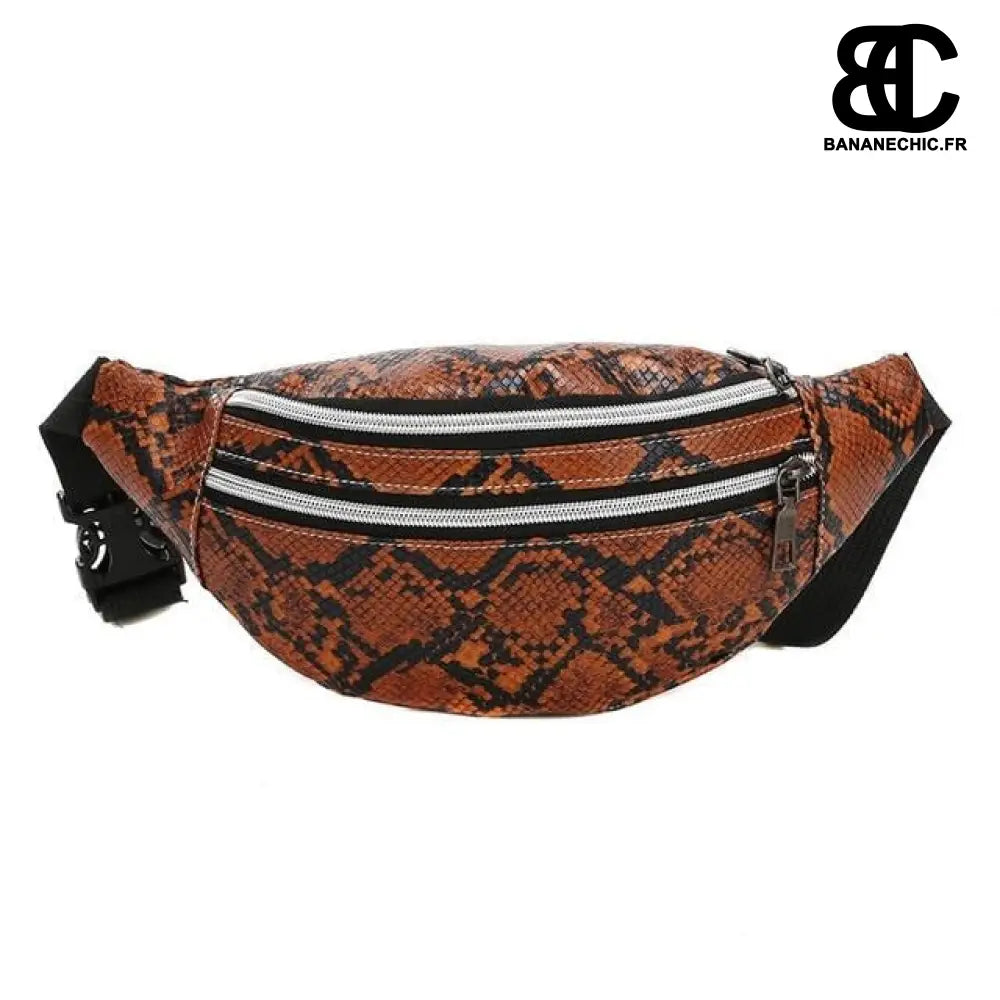 Sac serpent banane - Marron - Banane - Banane Chic ™