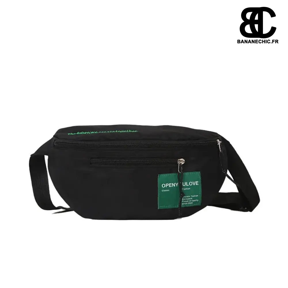 Sac toile oversize noir - Black - banane - Banane Chic ™