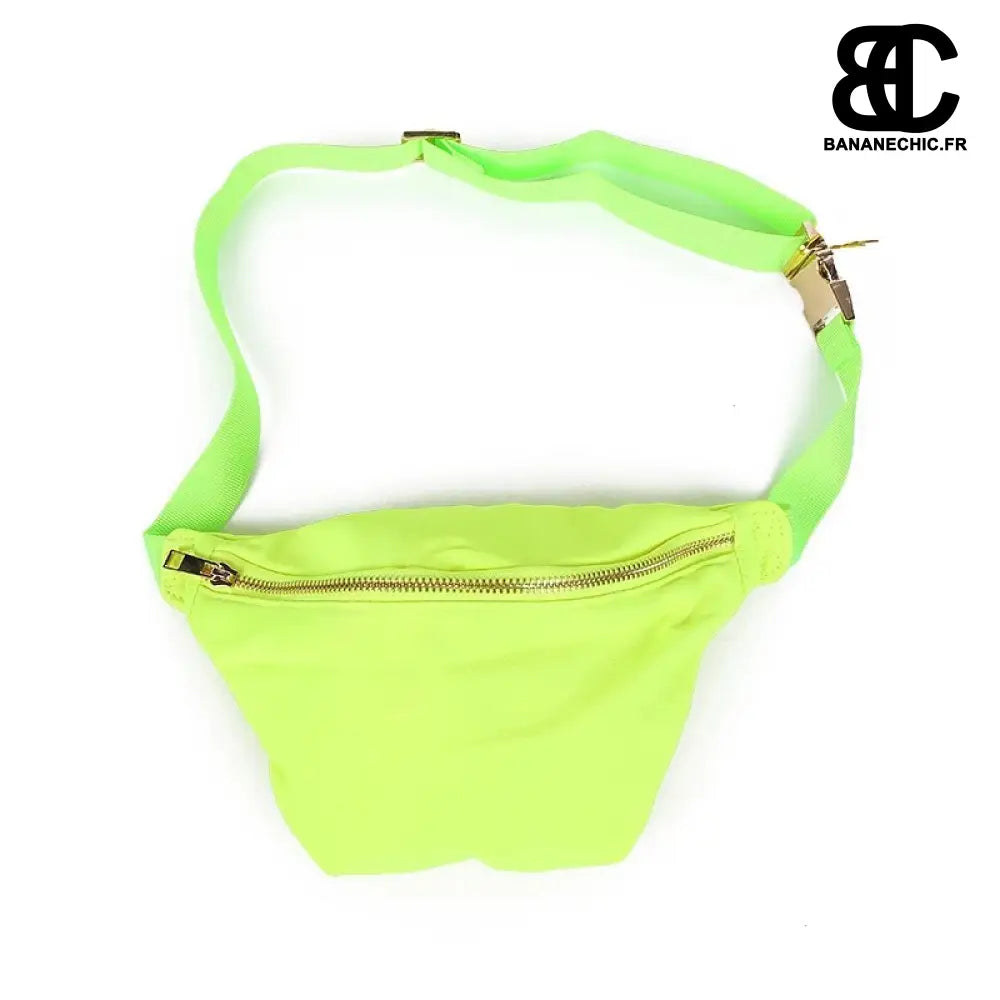 Sacoche banane femme fluo légère - Jaune - banane - Banane