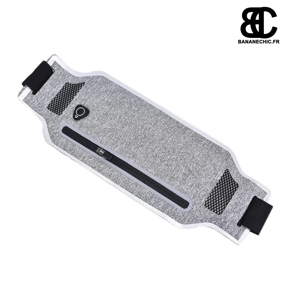 Sacoche banane légère et discrète sport - Gris - Banane -