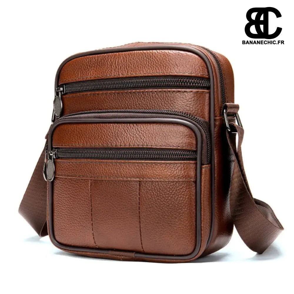 Sacoche banane portefeuille - Marron - Banane - Banane Chic