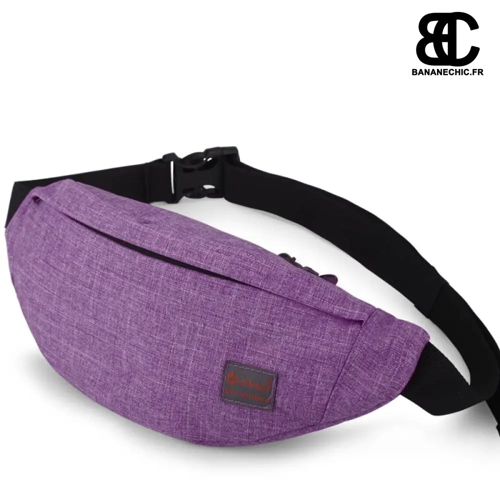 Sacoche banane sportwear waterproof - PURPLE - banane -