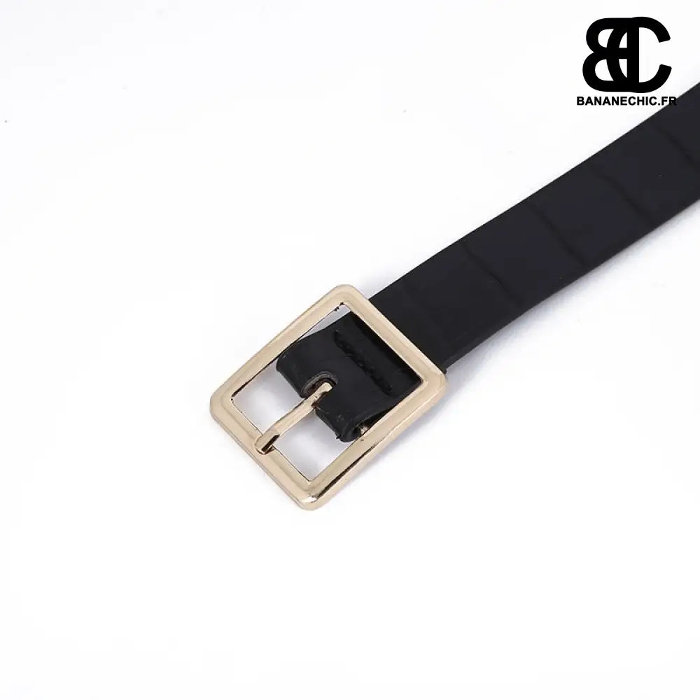 Sacoche chic cuir croco femme - banane - Banane Chic ™