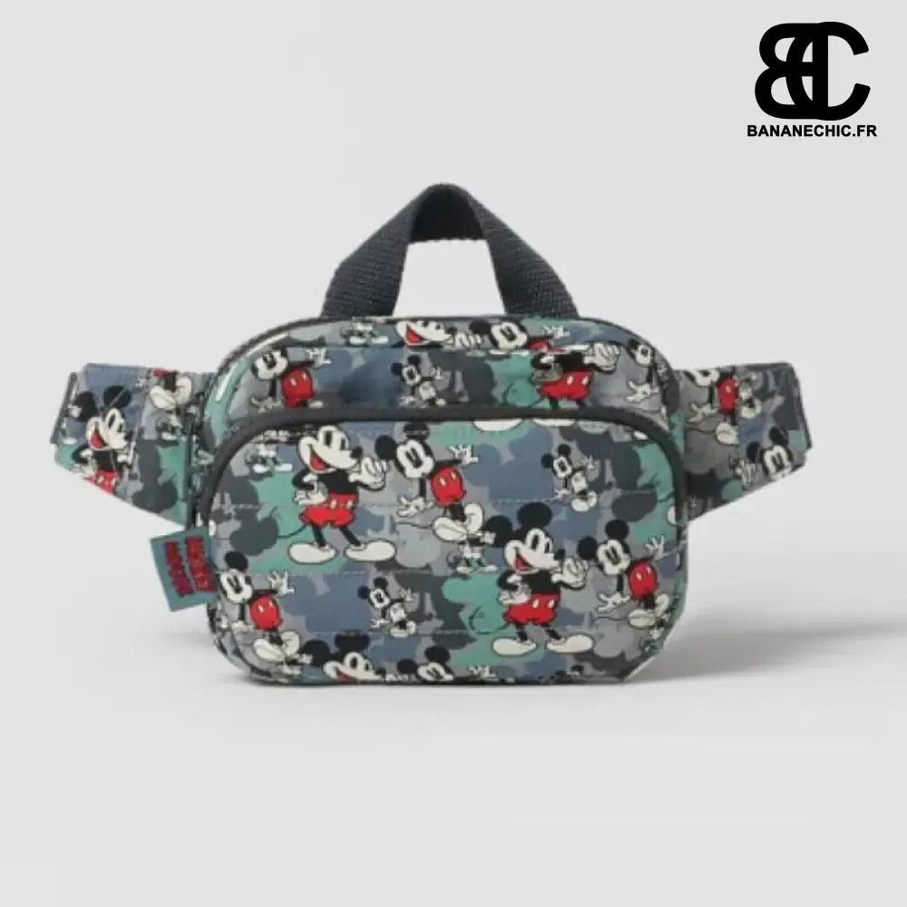 Sacoche Enfant Mickey Rouge - Gris - banane - Banane Chic ™