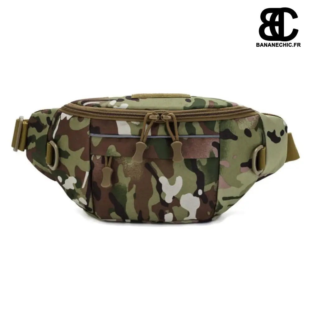Sacoche tactique chasse militaire - Camouflage - banane -