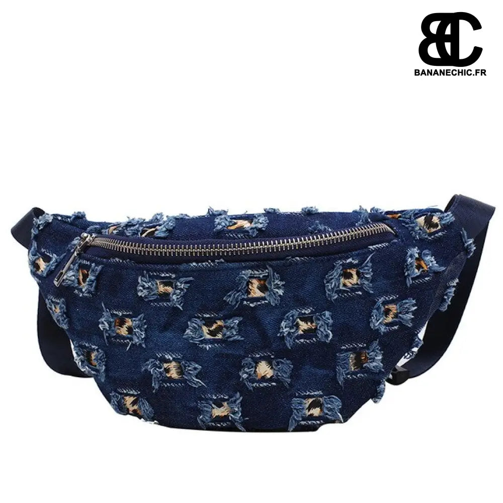 Sacoches banane denim - Bleu foncé - Banane - Banane Chic ™