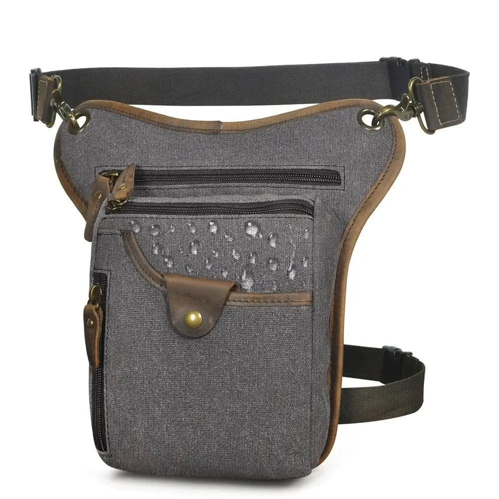 Sacoches moto étanches homme - Gris - banane - Banane Chic ™